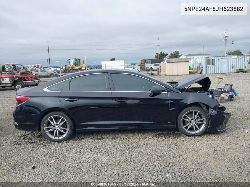 5NPE24AF8JH623882 2018 Hyundai Sonata Se