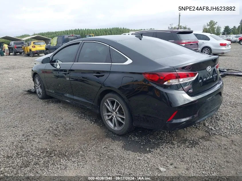 5NPE24AF8JH623882 2018 Hyundai Sonata Se