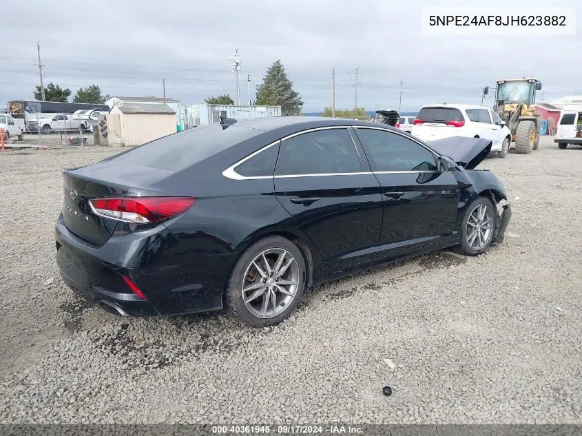 5NPE24AF8JH623882 2018 Hyundai Sonata Se