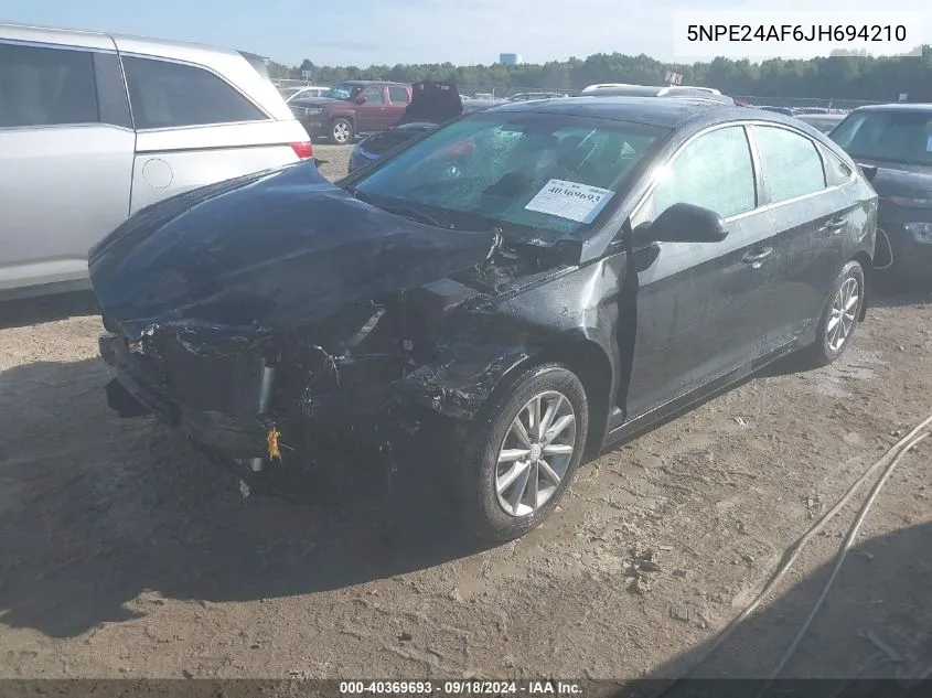 5NPE24AF6JH694210 2018 Hyundai Sonata Se