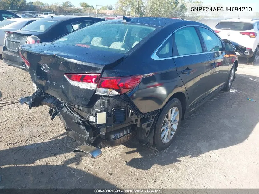 5NPE24AF6JH694210 2018 Hyundai Sonata Se