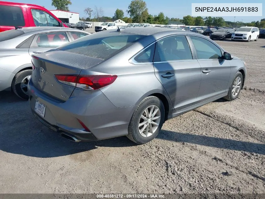 2018 Hyundai Sonata Eco VIN: 5NPE24AA3JH691883 Lot: 40381272