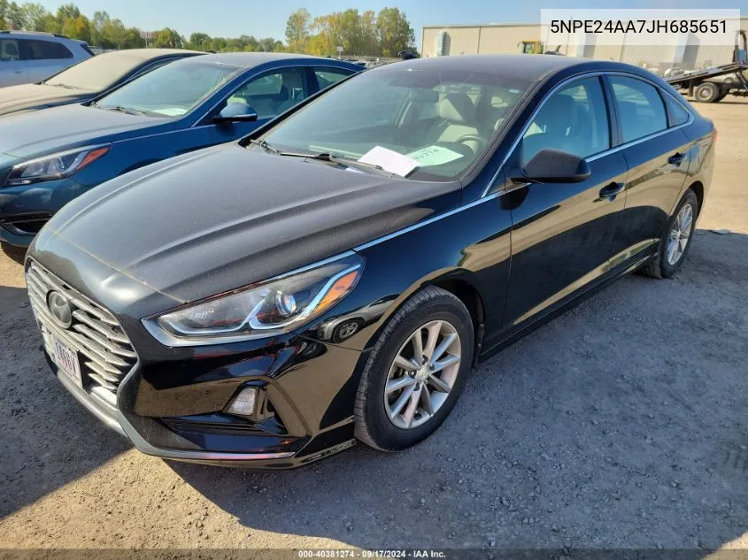 5NPE24AA7JH685651 2018 Hyundai Sonata Eco