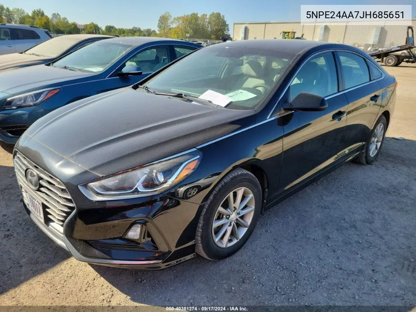 5NPE24AA7JH685651 2018 Hyundai Sonata Eco