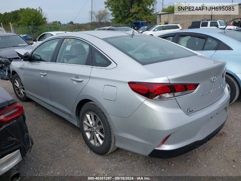 2018 Hyundai Sonata Se VIN: 5NPE24AF1JH695085 Lot: 40381297