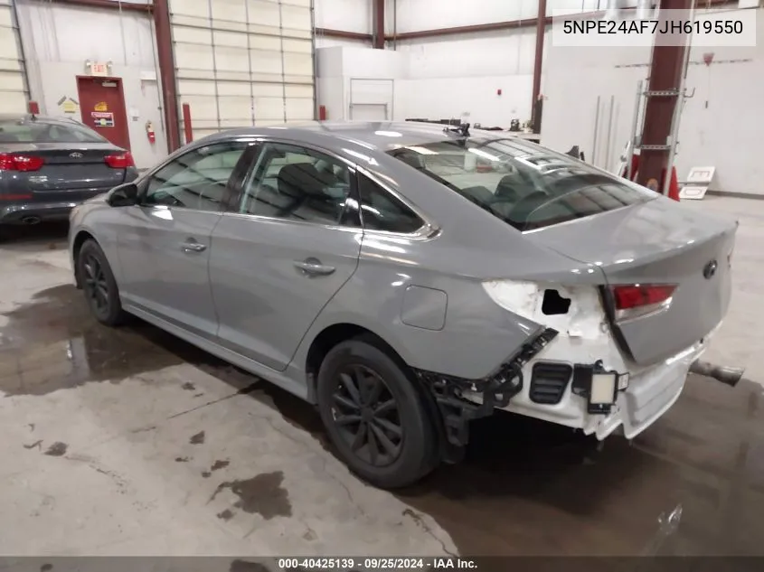 5NPE24AF7JH619550 2018 Hyundai Sonata Se