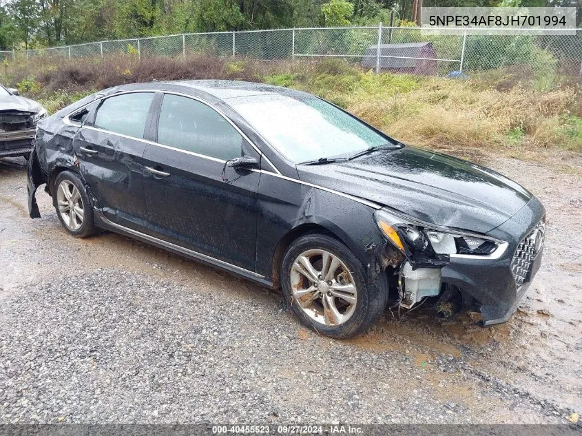 2018 Hyundai Sonata Sport+ VIN: 5NPE34AF8JH701994 Lot: 40455523