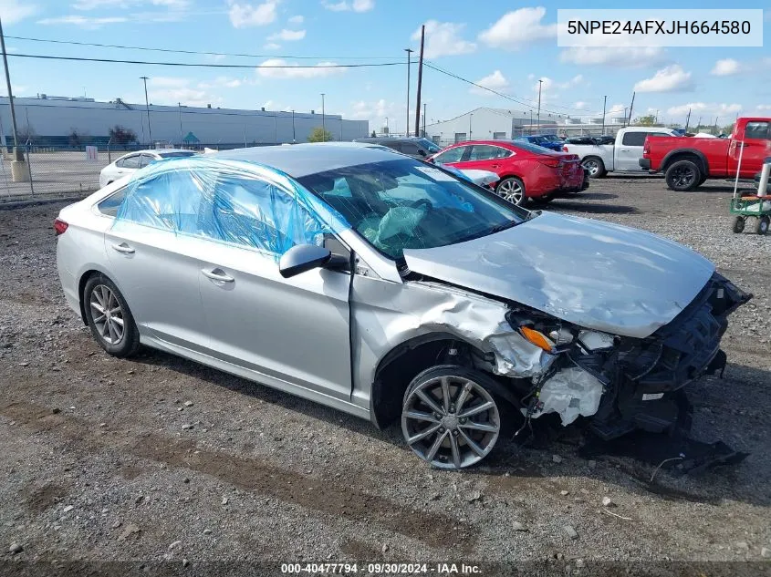 2018 Hyundai Sonata Se VIN: 5NPE24AFXJH664580 Lot: 40477794