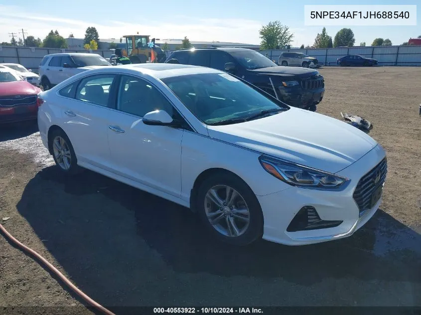 5NPE34AF1JH688540 2018 Hyundai Sonata Limited