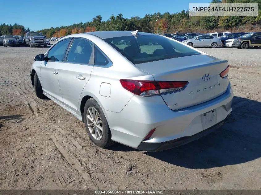 5NPE24AF4JH727575 2018 Hyundai Sonata Se