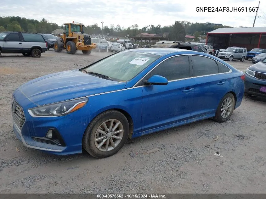 5NPE24AF3JH691667 2018 Hyundai Sonata Se