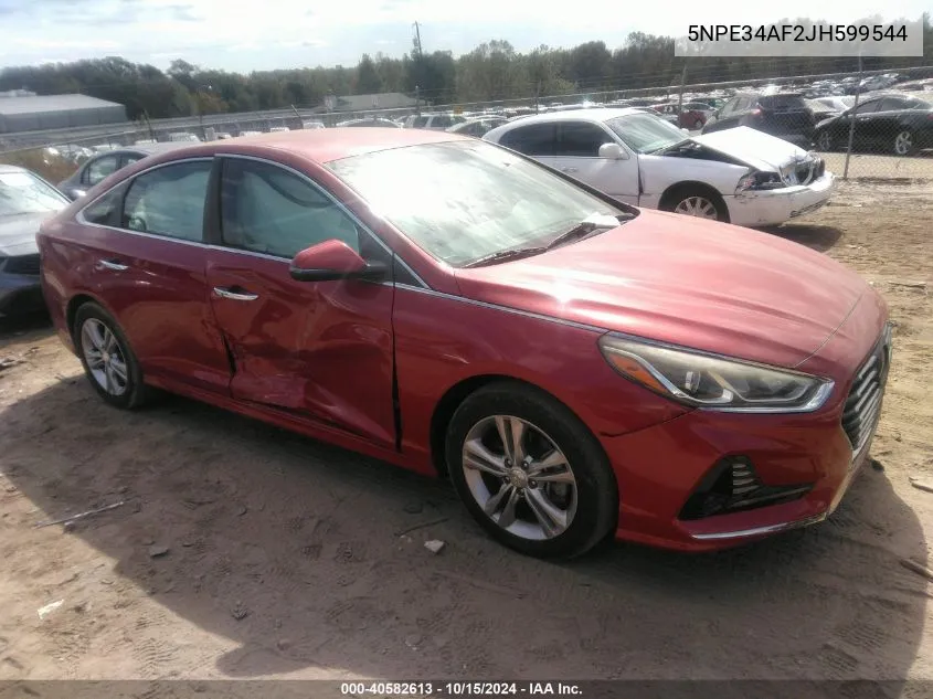 5NPE34AF2JH599544 2018 Hyundai Sonata Sel