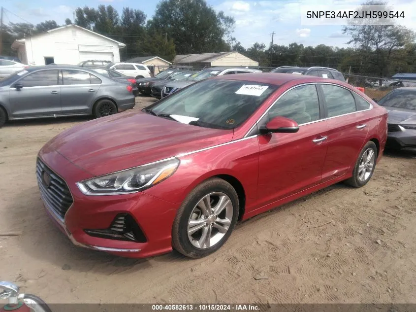 5NPE34AF2JH599544 2018 Hyundai Sonata Sel