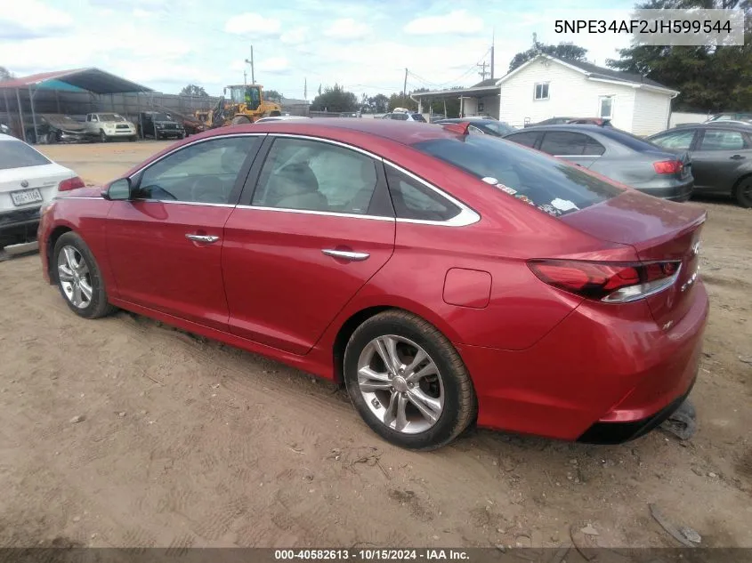 5NPE34AF2JH599544 2018 Hyundai Sonata Sel