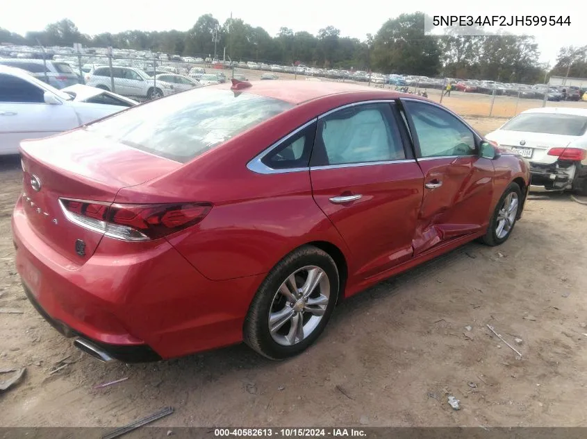 5NPE34AF2JH599544 2018 Hyundai Sonata Sel