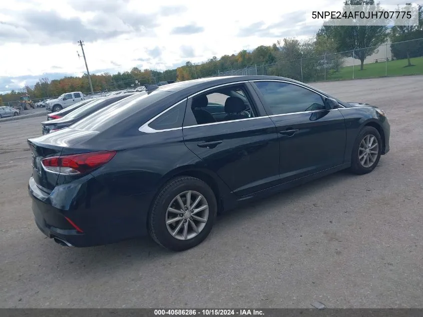 5NPE24AF0JH707775 2018 Hyundai Sonata Se