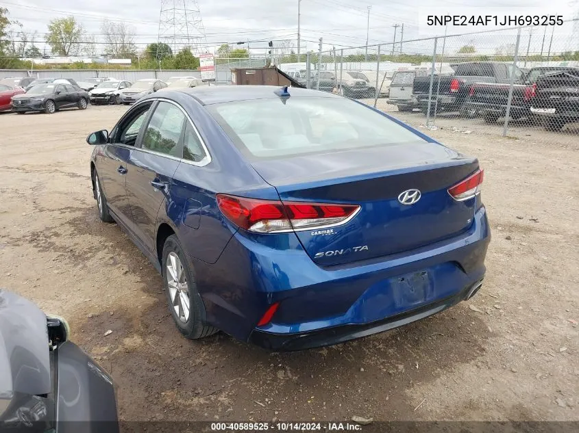 5NPE24AF1JH693255 2018 Hyundai Sonata Se