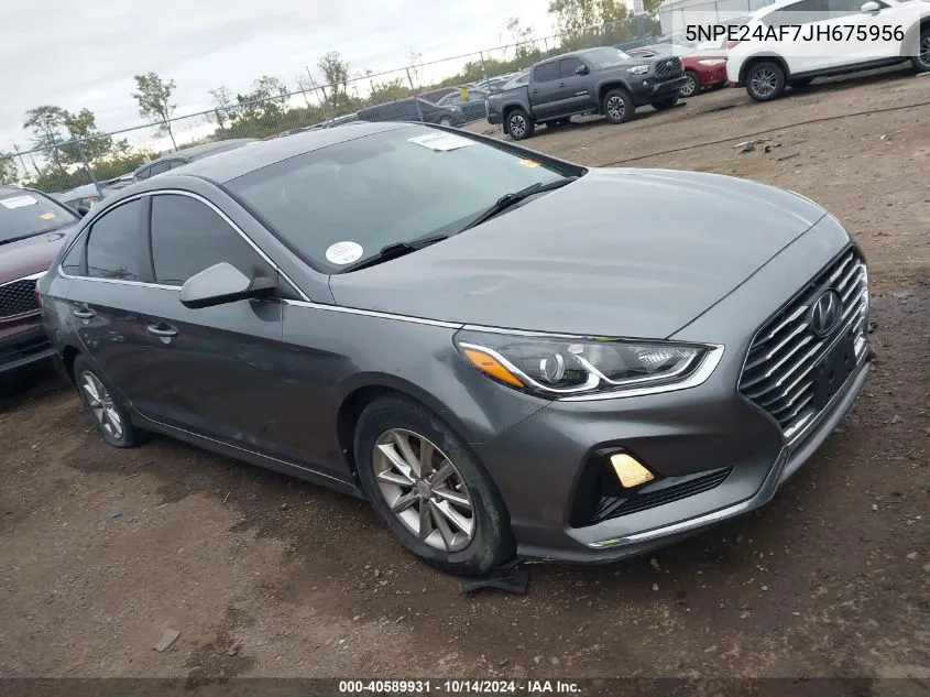 2018 Hyundai Sonata Se VIN: 5NPE24AF7JH675956 Lot: 40589931