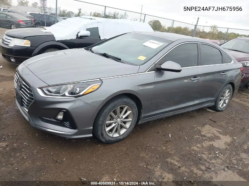 2018 Hyundai Sonata Se VIN: 5NPE24AF7JH675956 Lot: 40589931