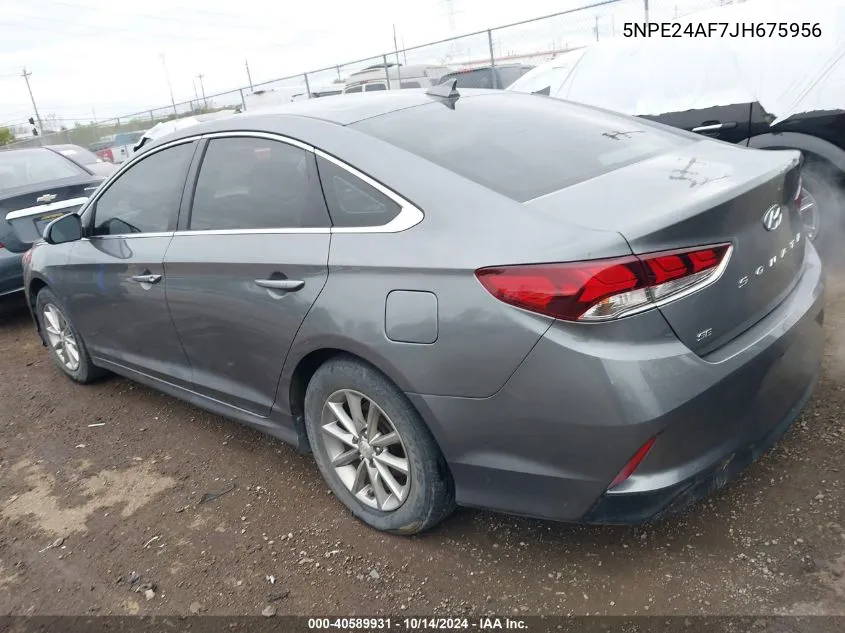 5NPE24AF7JH675956 2018 Hyundai Sonata Se