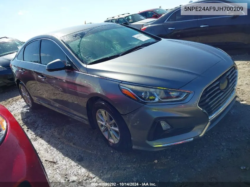 2018 Hyundai Sonata Se VIN: 5NPE24AF9JH700209 Lot: 40590292