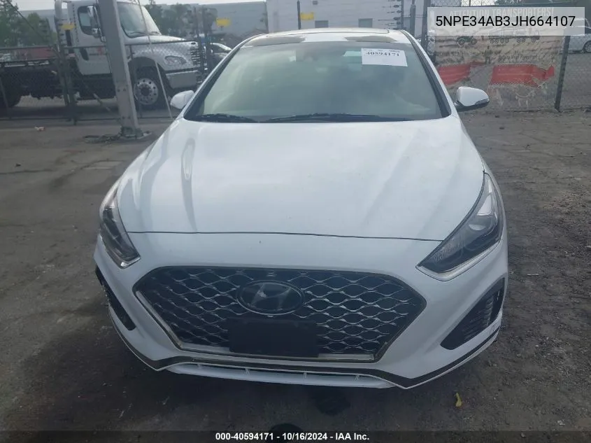 5NPE34AB3JH664107 2018 Hyundai Sonata Limited 2.0T