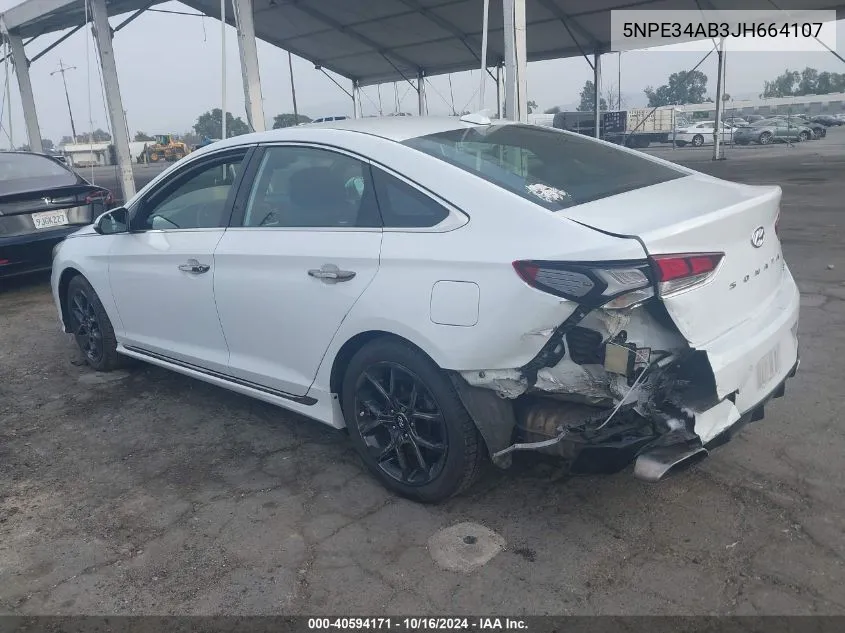 5NPE34AB3JH664107 2018 Hyundai Sonata Limited 2.0T