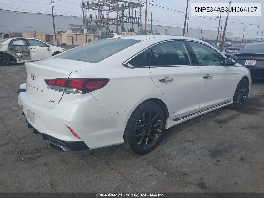 5NPE34AB3JH664107 2018 Hyundai Sonata Limited 2.0T