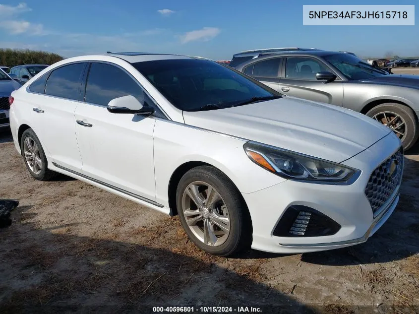 2018 Hyundai Sonata Sport VIN: 5NPE34AF3JH615718 Lot: 40596801