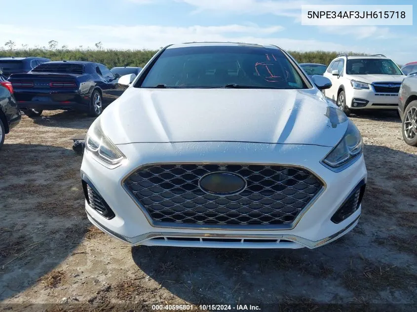 2018 Hyundai Sonata Sport VIN: 5NPE34AF3JH615718 Lot: 40596801