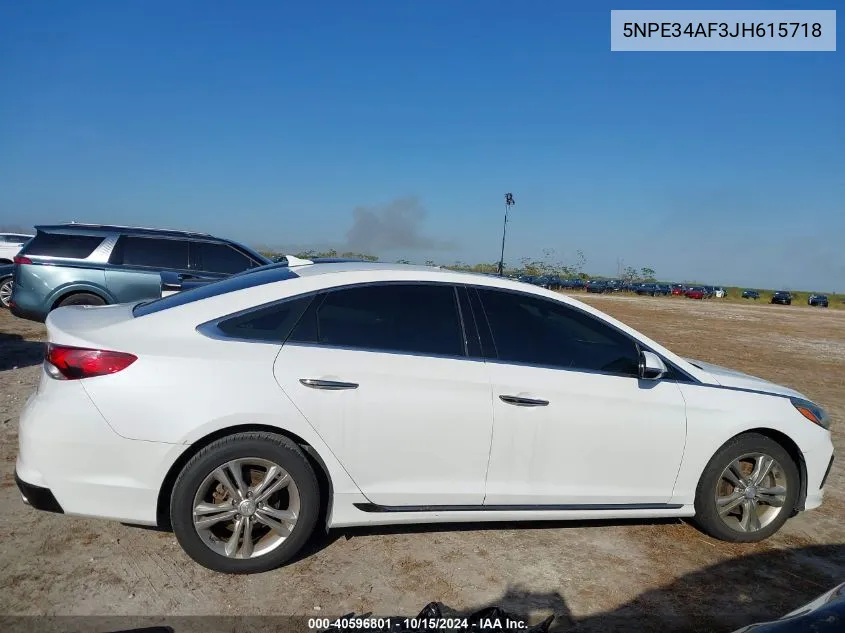 2018 Hyundai Sonata Sport VIN: 5NPE34AF3JH615718 Lot: 40596801