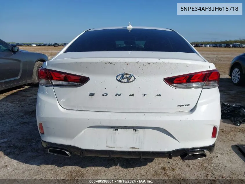 2018 Hyundai Sonata Sport VIN: 5NPE34AF3JH615718 Lot: 40596801