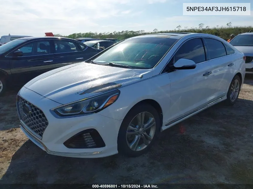 2018 Hyundai Sonata Sport VIN: 5NPE34AF3JH615718 Lot: 40596801