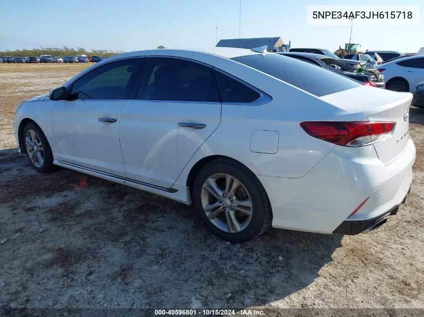 2018 Hyundai Sonata Sport VIN: 5NPE34AF3JH615718 Lot: 40596801