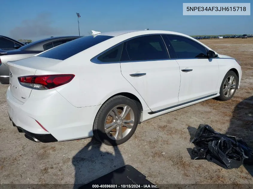 2018 Hyundai Sonata Sport VIN: 5NPE34AF3JH615718 Lot: 40596801