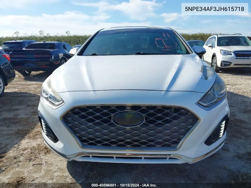 2018 Hyundai Sonata Sport VIN: 5NPE34AF3JH615718 Lot: 40596801