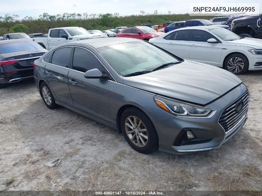 2018 Hyundai Sonata Se VIN: 5NPE24AF9JH669995 Lot: 40601147