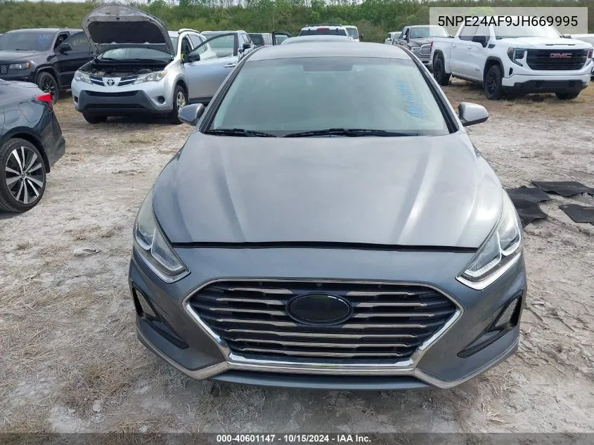 2018 Hyundai Sonata Se VIN: 5NPE24AF9JH669995 Lot: 40601147