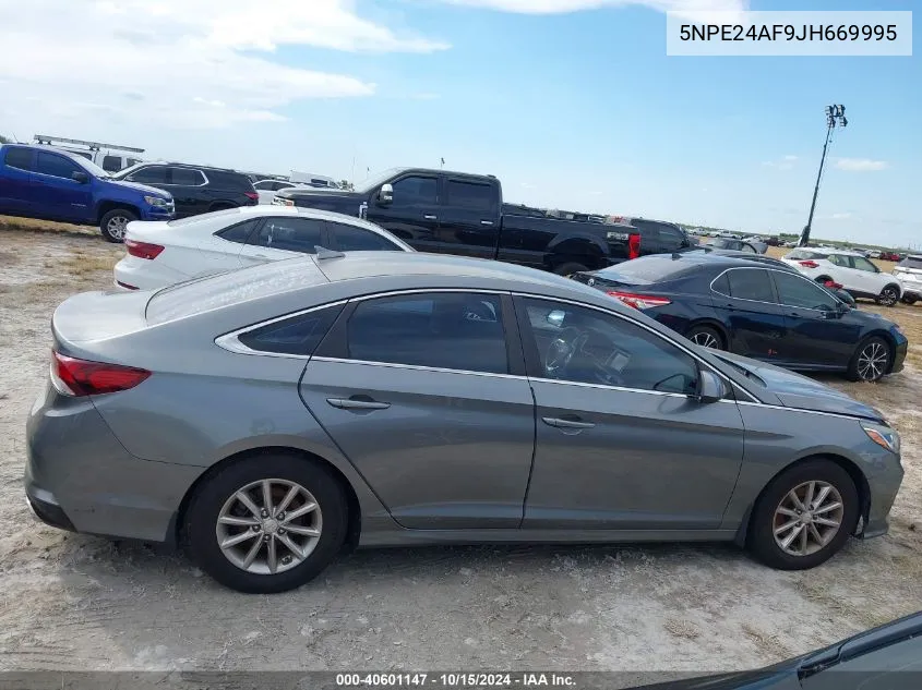 2018 Hyundai Sonata Se VIN: 5NPE24AF9JH669995 Lot: 40601147