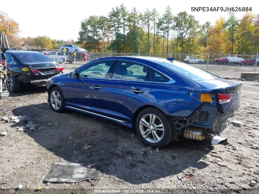 5NPE34AF9JH626884 2018 Hyundai Sonata Sport