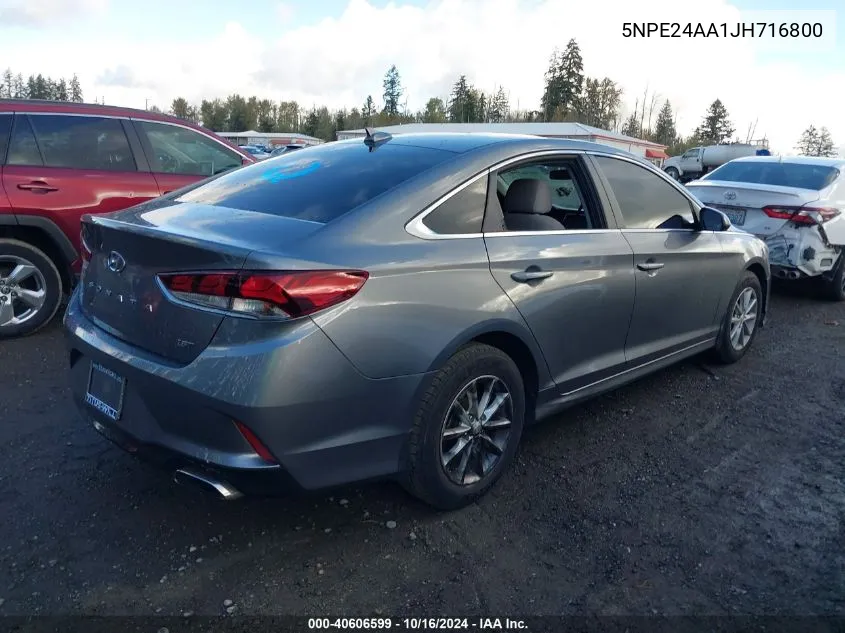 5NPE24AA1JH716800 2018 Hyundai Sonata Eco