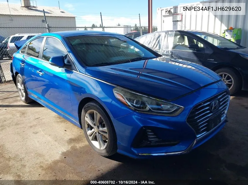 2018 Hyundai Sonata Sel VIN: 5NPE34AF1JH629620 Lot: 40608702