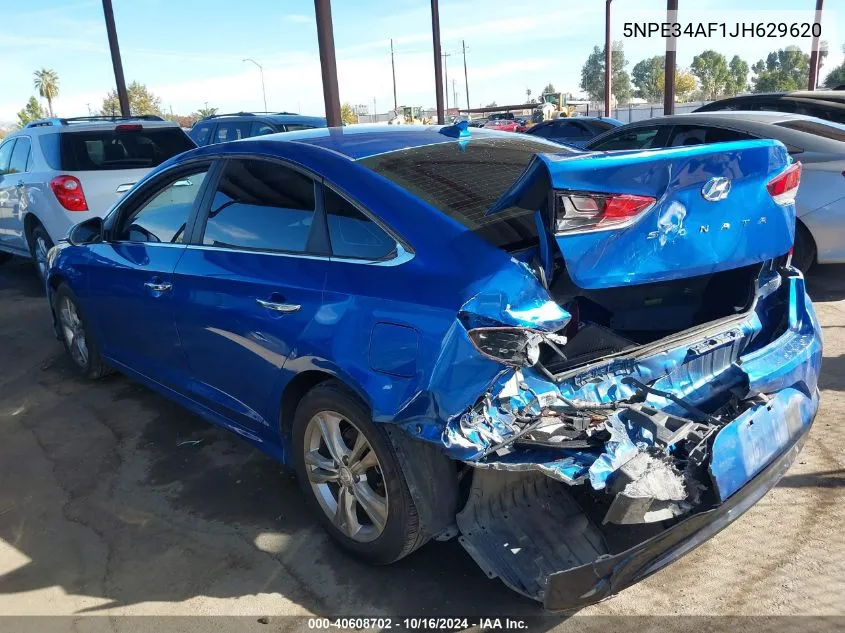 5NPE34AF1JH629620 2018 Hyundai Sonata Sel