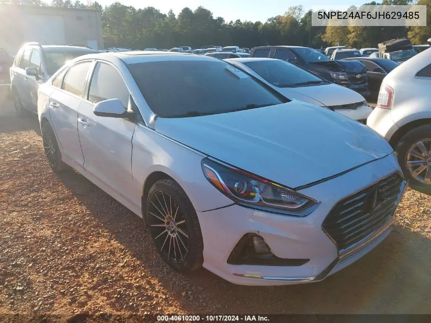 2018 Hyundai Sonata Se VIN: 5NPE24AF6JH629485 Lot: 40610200