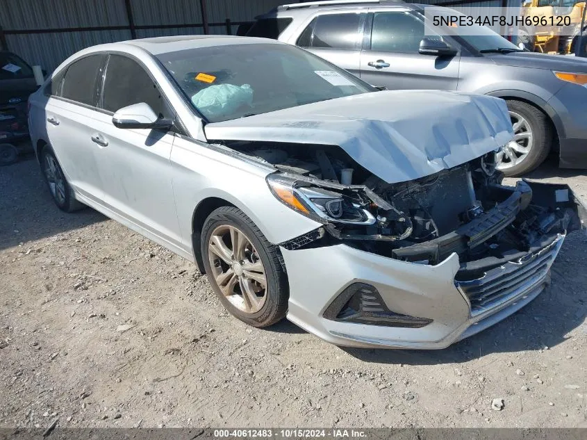 5NPE34AF8JH696120 2018 Hyundai Sonata Limited