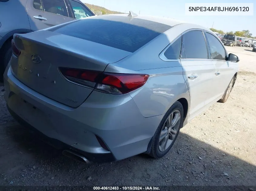 5NPE34AF8JH696120 2018 Hyundai Sonata Limited