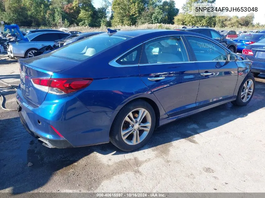 5NPE34AF9JH653048 2018 Hyundai Sonata Sel