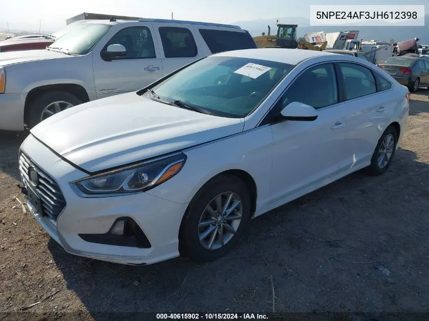 5NPE24AF3JH612398 2018 Hyundai Sonata Se