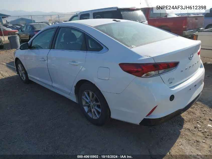 5NPE24AF3JH612398 2018 Hyundai Sonata Se