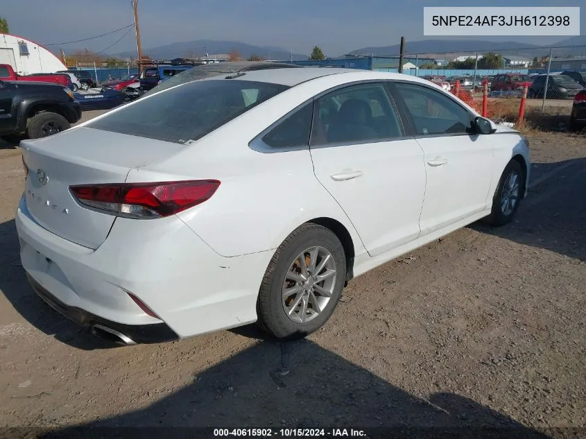 5NPE24AF3JH612398 2018 Hyundai Sonata Se